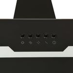 Electronice si Electrocasnice - Aragazuri, cuptoare si hote - Hote - Hote traditionale - Hota de perete, negru, 60 cm, otel si sticla securizata - Infinity.ro