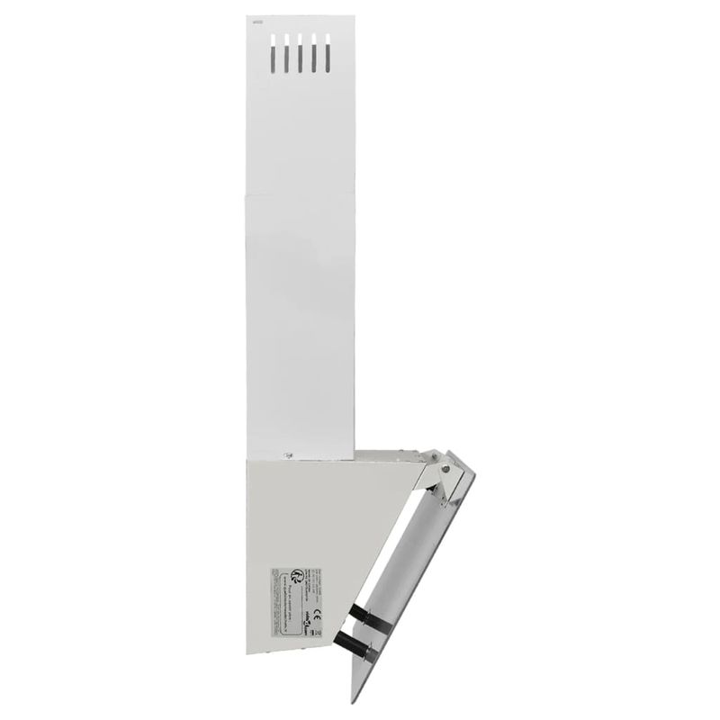 Electronice si Electrocasnice/Aragazuri, cuptoare si hote/Hote/Hote traditionale - Hota de perete, alb, 60 cm, otel si sticla securizata - Infinity.ro