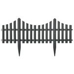 Casa si Gradina - Gradina si terasa - Garduri, panouri si accesorii - Despartitor de gazon, 17 buc., antracit, 10 m, PP - Infinity.ro
