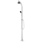 Casa si Gradina - Gradina si terasa - Piscine si accesorii - Accesorii piscine - Dus de gradina cu baza gri, 220 cm, aluminiu - Infinity.ro