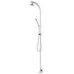 Casa si Gradina - Gradina si terasa - Piscine si accesorii - Accesorii piscine - Dus de gradina cu baza gri, 220 cm, aluminiu - Infinity.ro