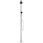 Casa si Gradina - Gradina si terasa - Piscine si accesorii - Accesorii piscine - Dus de gradina cu baza gri, 220 cm, aluminiu - Infinity.ro