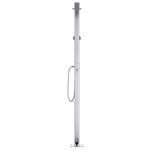 Casa si Gradina - Gradina si terasa - Piscine si accesorii - Accesorii piscine - Dus de gradina cu baza gri, 220 cm, aluminiu - Infinity.ro
