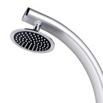 Casa si Gradina - Gradina si terasa - Piscine si accesorii - Accesorii piscine - Dus de gradina cu baza gri, 220 cm, aluminiu - Infinity.ro
