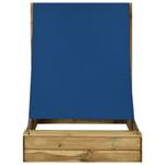 Jucarii, Copii si Bebe - Jucarii si jocuri - Jucarii de exterior - Casute si corturi copii - Groapa de nisip cu acoperis, 160x100x133 cm, lemn de pin tratat - Infinity.ro