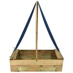 Jucarii, Copii si Bebe - Jucarii si jocuri - Jucarii de exterior - Casute si corturi copii - Groapa de nisip cu acoperis, 80x60x97,5 cm, lemn de pin tratat - Infinity.ro