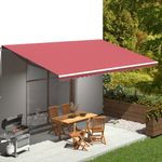 Casa si Gradina - Gradina si terasa - Umbrele si pavilioane - Umbrele - Panza copertina , rosu visiniu, 6x3 m - Infinity.ro