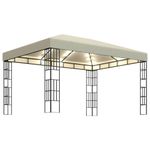 Casa si Gradina - Gradina si terasa - Umbrele si pavilioane - Pavilioane - Pavilion cu sir de lumini LED, crem, 3x4 m - Infinity.ro