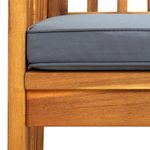 Casa si Gradina - Gradina si terasa - Mobilier exterior - Scaune si sezlonguri gradina - Scaune de gradina cu perne, 3 buc., lemn masiv de acacia - Infinity.ro