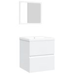 Casa si Gradina - Mobilier - Mobilier baie - Comode baie - Dulap cu chiuveta incorporata, alb - Infinity.ro