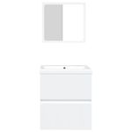 Casa si Gradina - Mobilier - Mobilier baie - Comode baie - Dulap cu chiuveta incorporata, alb - Infinity.ro