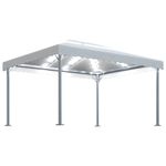 Casa si Gradina - Gradina si terasa - Umbrele si pavilioane - Pavilioane - Pavilion cu siruri lumini LED, crem, 400x300 cm, aluminiu - Infinity.ro