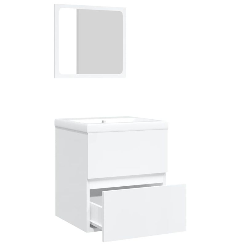 Casa si Gradina - Mobilier - Mobilier baie - Comode baie - Dulap cu chiuveta incorporata, alb - Infinity.ro