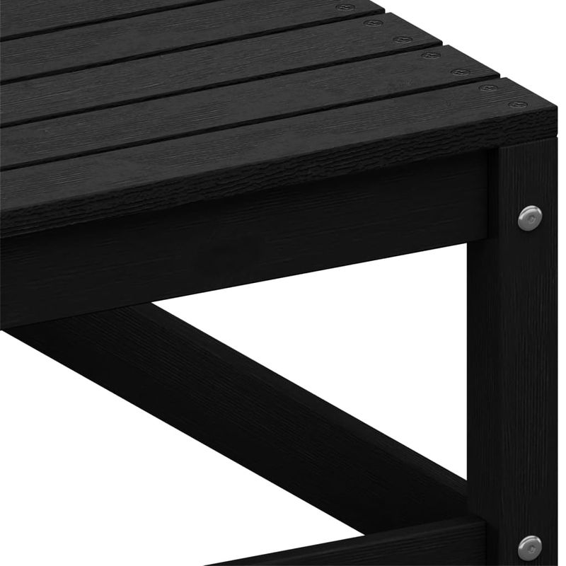 Casa si Gradina - Gradina si terasa - Mobilier exterior - Canapele si fotolii gradina - Canapea coltar de gradina cu perne antracit, lemn masiv de pin, negru - Infinity.ro