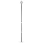 Casa si Gradina - Gradina si terasa - Piscine si accesorii - Accesorii piscine - Dus de gradina cu baza gri, 220 cm, otel inoxidabil, mărime 80x62x5 cm - Infinity.ro