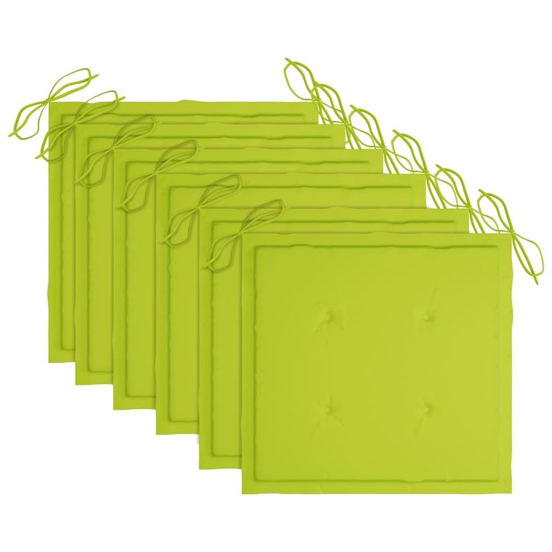 Casa si Gradina - Gradina si terasa - Mobilier exterior - Scaune si sezlonguri gradina - Scaune gradina pliabile cu perne, cu perne, 6 buc., lemn masiv de acacia - Infinity.ro