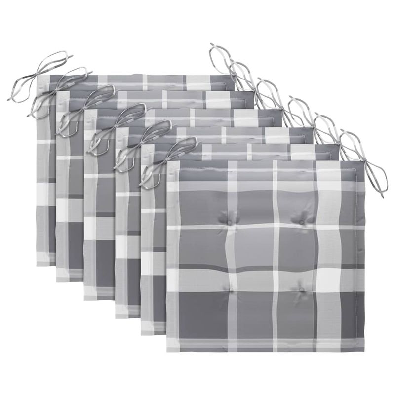 Casa si Gradina - Gradina si terasa - Mobilier exterior - Scaune si sezlonguri gradina - Scaune gradina pliabile cu perne, 6 buc., lemn masiv de acacia - Infinity.ro