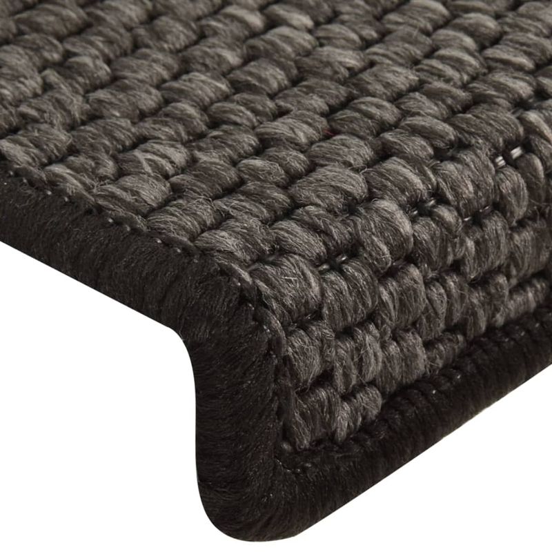 Casa si Gradina - Textile si covoare - Covoare - Covoare casa - Covorase autoadezive pentru scari, 15 buc. antracit 65x21x4 cm sisal - Infinity.ro