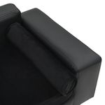 Petshop - Accesorii petshop - Culcusuri si custi - Culcusuri si saltele - Canapea pentru caini, negru, 81x43x31cm, plus & piele ecologica - Infinity.ro