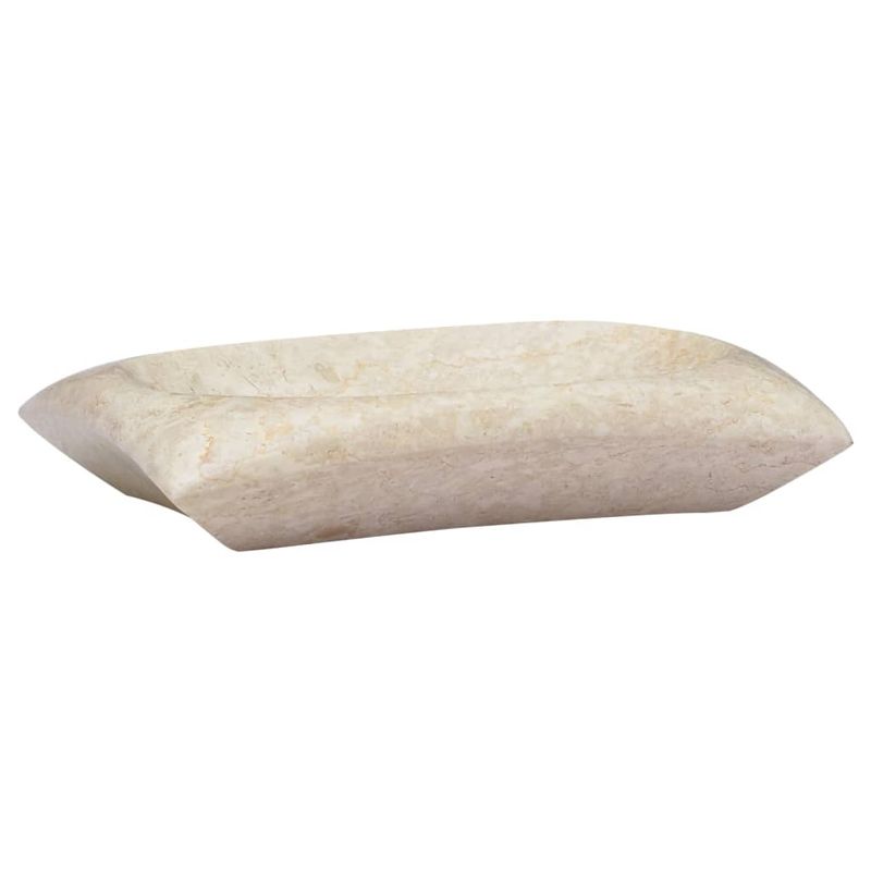 Casa si Gradina - Sanitare - Lavoar baie si accesorii - Lavoare si piedestale - Chiuveta, crem, 50x35x10 cm, marmura - Infinity.ro