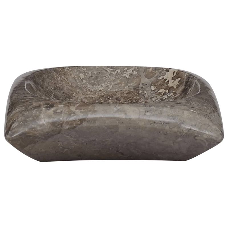 Casa si Gradina - Sanitare - Lavoar baie si accesorii - Lavoare si piedestale - Chiuveta, gri, 50x35x10 cm, marmura - Infinity.ro