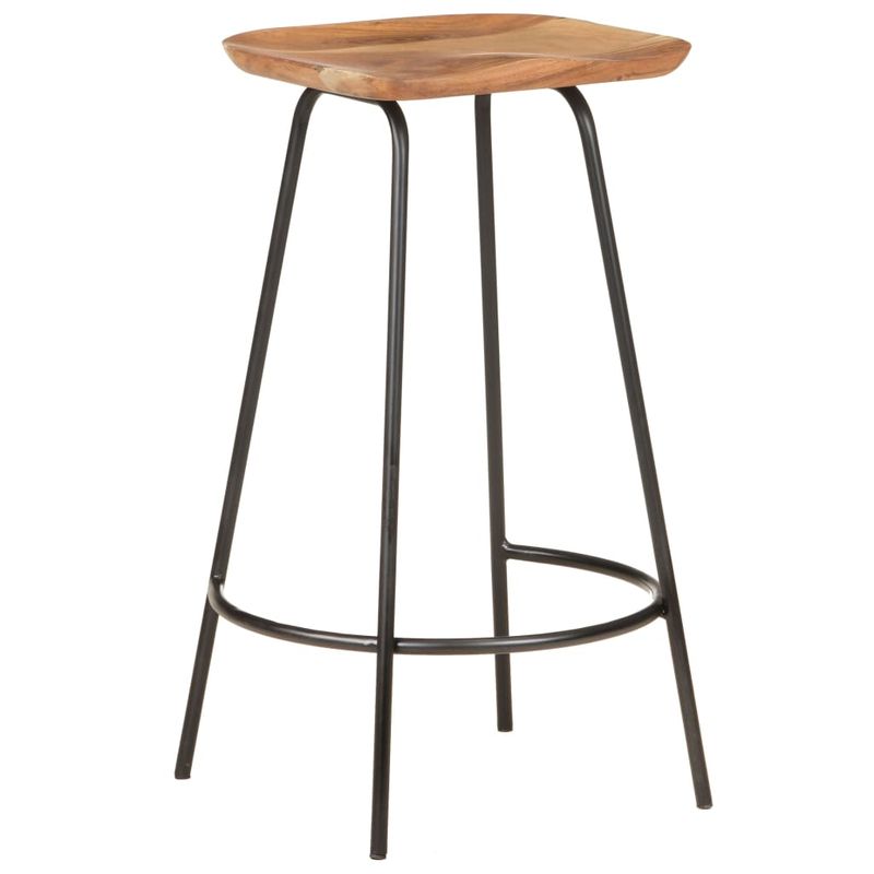 Casa si Gradina - Mobilier - Scaune si fotolii - Scaune - Scaune de bar, 2 buc., lemn masiv de acacia - Infinity.ro