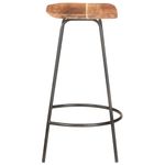 Casa si Gradina - Mobilier - Scaune si fotolii - Scaune - Scaune de bar, 2 buc., lemn masiv de acacia - Infinity.ro