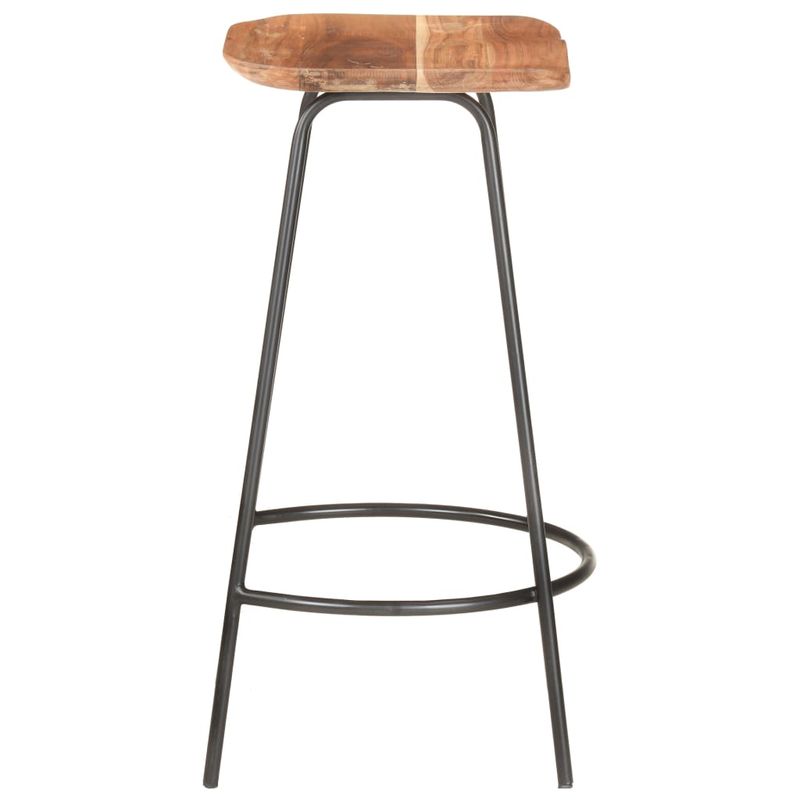 Casa si Gradina - Mobilier - Scaune si fotolii - Scaune - Scaune de bar, 2 buc., lemn masiv de acacia - Infinity.ro