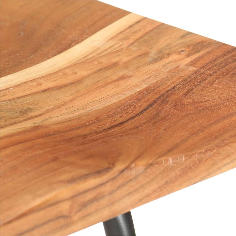 Casa si Gradina - Mobilier - Scaune si fotolii - Scaune - Scaune de bar, 2 buc., lemn masiv de acacia - Infinity.ro