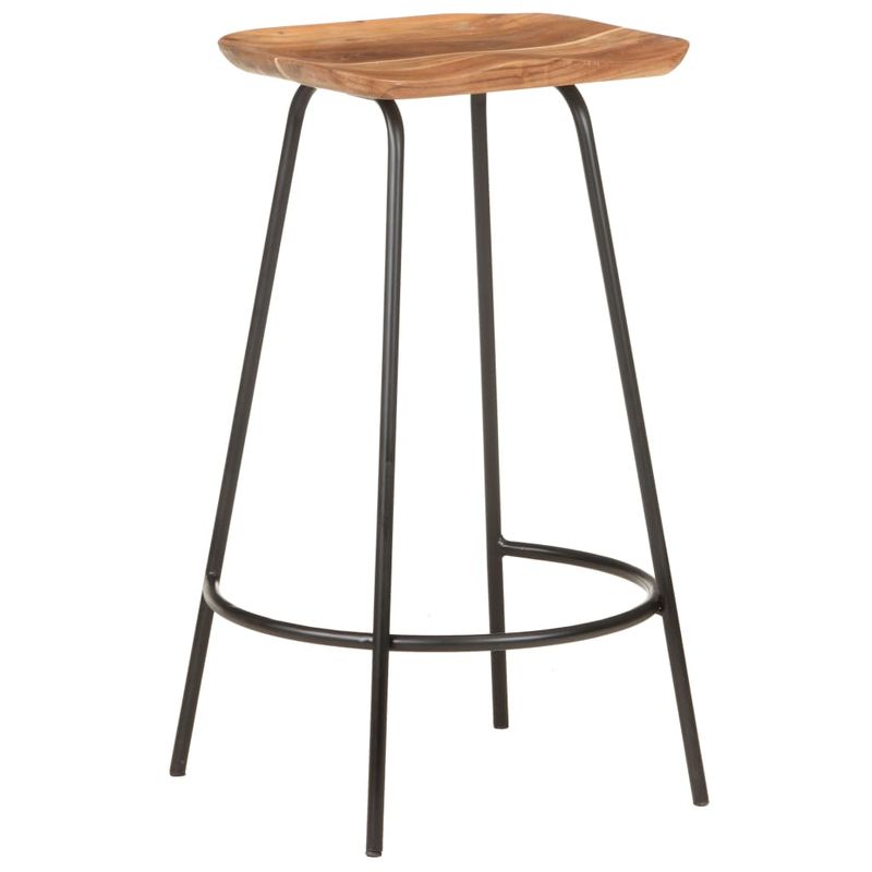 Casa si Gradina - Mobilier - Scaune si fotolii - Scaune - Scaune de bar, 2 buc., lemn masiv de acacia - Infinity.ro
