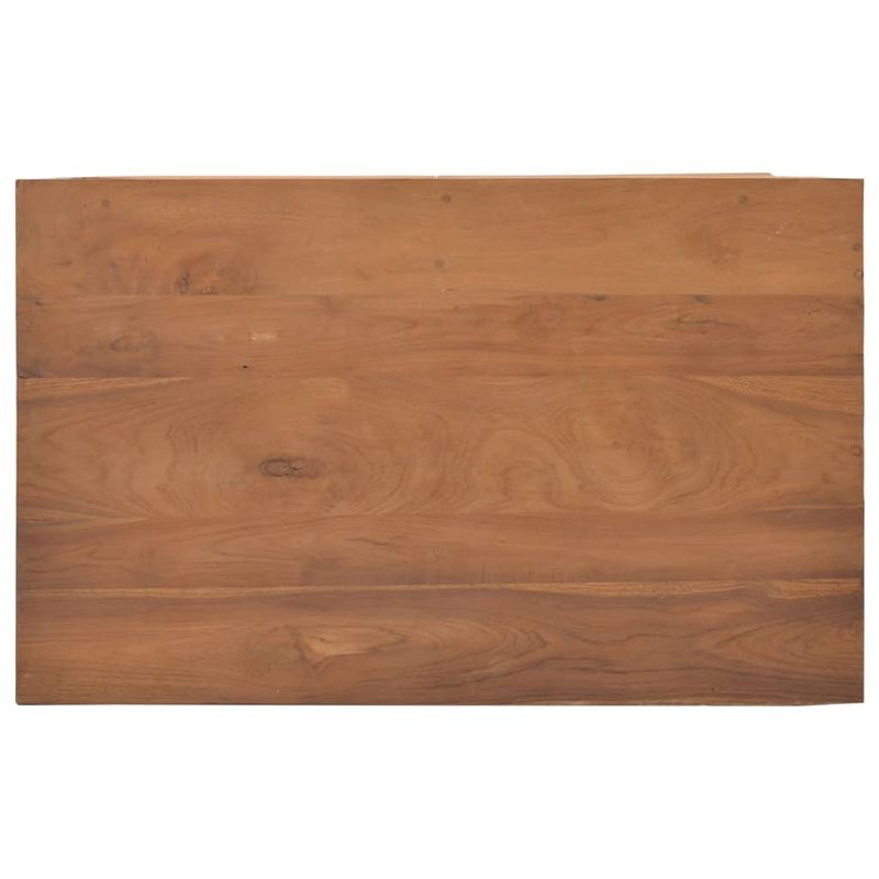 Casa si Gradina - Mobilier - Comode si corpuri - Comode - Comoda TV cu roti, 80x50x42 cm, lemn masiv de tec - Infinity.ro