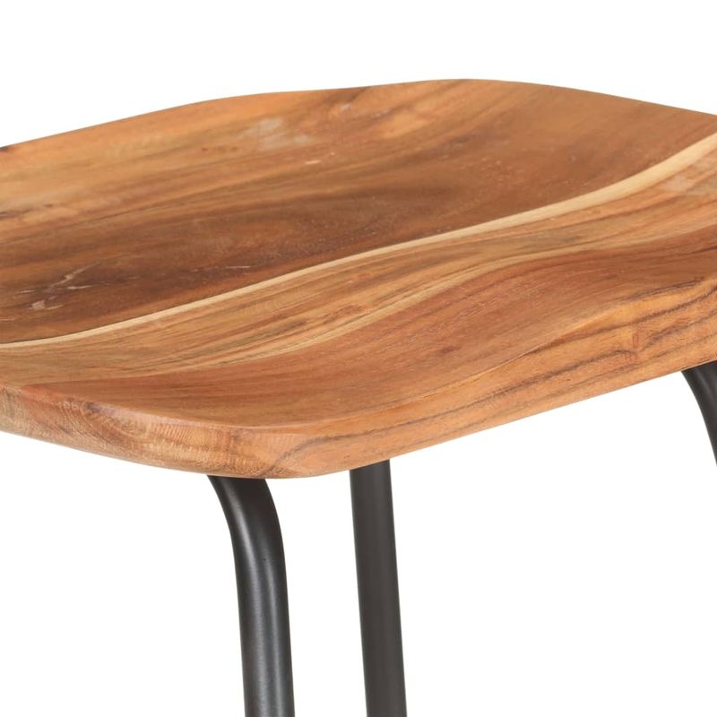 Casa si Gradina - Mobilier - Scaune si fotolii - Scaune - Scaune de bar, 4 buc., lemn masiv de acacia - Infinity.ro