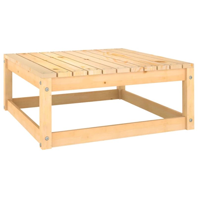 Casa si Gradina - Gradina si terasa - Mobilier exterior - Canapele si fotolii gradina - Canapea coltar de gradina cu perne, lemn masiv de pin, natural, model suport pentru picioare - Infinity.ro