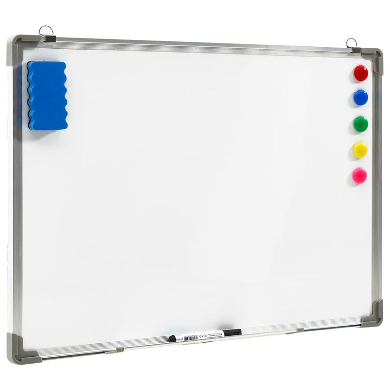 Carti si Birotica - Birotica - Accesorii de birou - Table si clipboard-uri - Tabla magnetica alba cu stergere uscata 70x50 cm otel - Infinity.ro