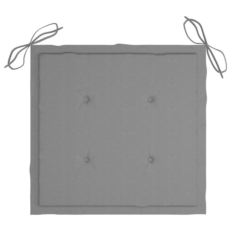 Casa si Gradina - Gradina si terasa - Mobilier exterior - Scaune si sezlonguri gradina - Scaune gradina cu perne , 4 buc., lemn masiv de tec - Infinity.ro