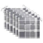 Casa si Gradina - Gradina si terasa - Mobilier exterior - Scaune si sezlonguri gradina - Scaune gradina cu perne , 6 buc., lemn masiv tec - Infinity.ro