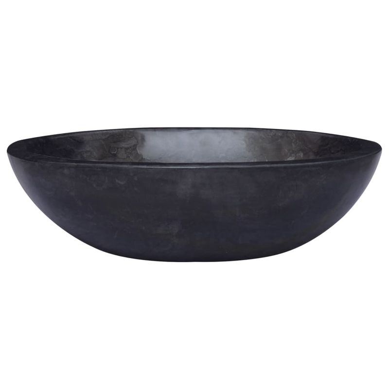 Casa si Gradina - Sanitare - Lavoar baie si accesorii - Lavoare si piedestale - Chiuveta, negru, 53x40x15 cm, marmura - Infinity.ro