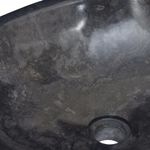 Casa si Gradina - Sanitare - Lavoar baie si accesorii - Lavoare si piedestale - Chiuveta, negru, 53x40x15 cm, marmura - Infinity.ro