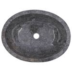 Casa si Gradina - Sanitare - Lavoar baie si accesorii - Lavoare si piedestale - Chiuveta, gri, 53x40x15 cm, marmura - Infinity.ro