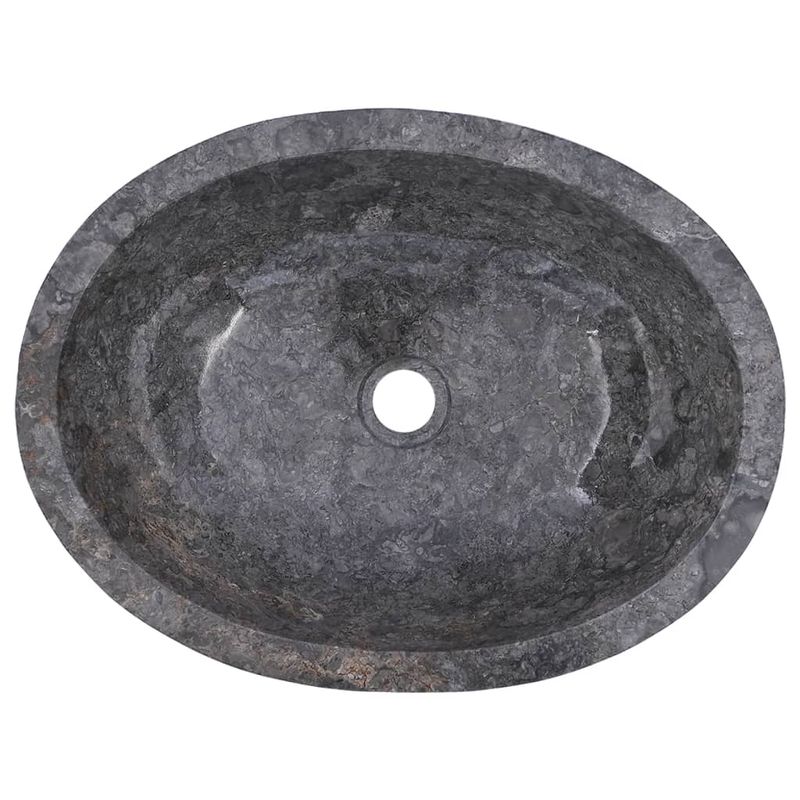 Casa si Gradina - Sanitare - Lavoar baie si accesorii - Lavoare si piedestale - Chiuveta, gri, 53x40x15 cm, marmura - Infinity.ro