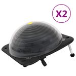 Casa si Gradina - Gradina si terasa - Piscine si accesorii - Accesorii piscine - Incalzitor solar pentru piscina 2 buc. 75x75x36cm HDPE aluminiu - Infinity.ro