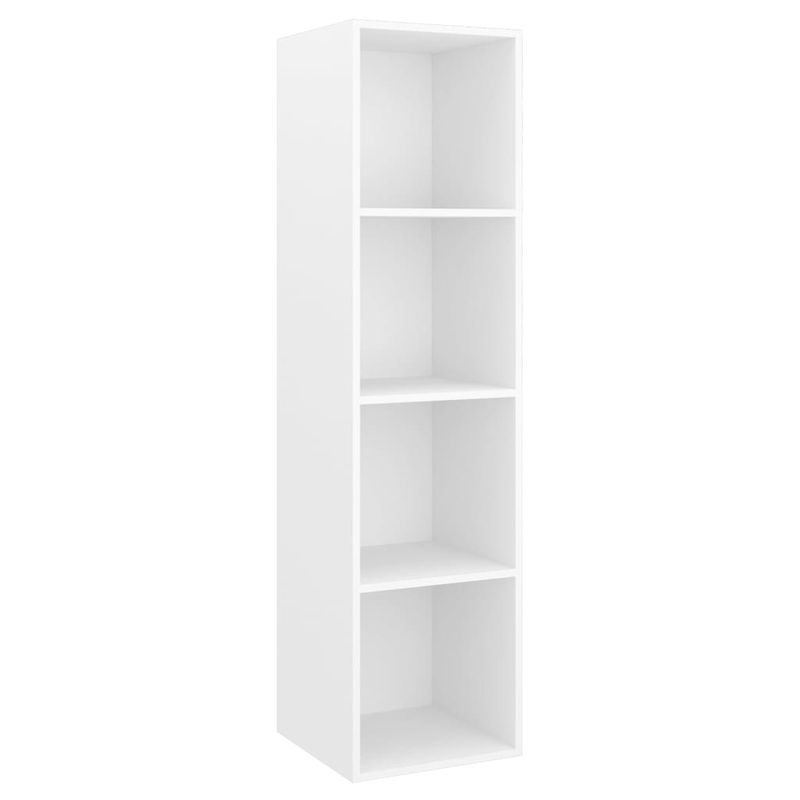 Casa si Gradina - Mobilier - Comode si corpuri - Comode - Dulapuri TV montate pe perete, 2 buc. alb, lemn prelucrat - Infinity.ro