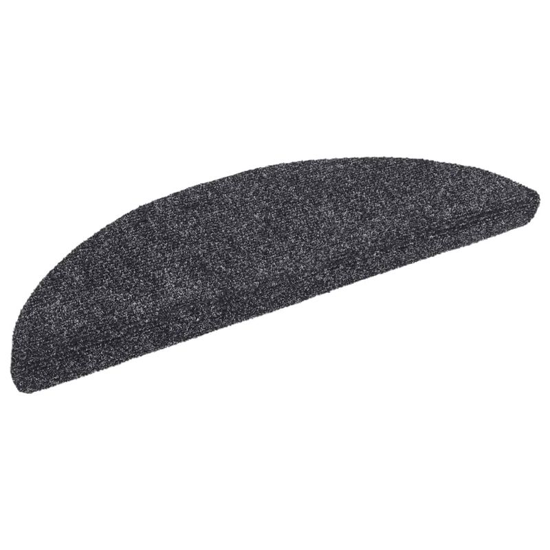Casa si Gradina - Textile si covoare - Covoare - Covoare casa - Covorase autocolante de scari autoadezive 5 buc. gri inchis 56x17x3 cm punch - Infinity.ro