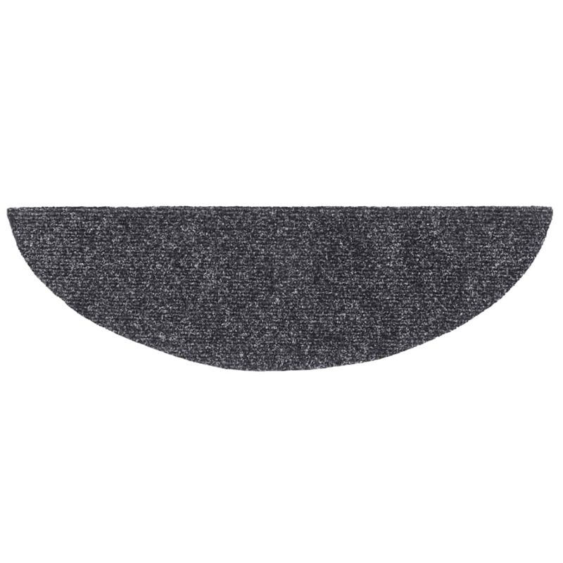 Casa si Gradina - Textile si covoare - Covoare - Covoare casa - Covorase autocolante de scari autoadezive 5 buc. gri inchis 56x17x3 cm punch - Infinity.ro