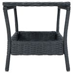 Casa si Gradina - Gradina si terasa - Mobilier exterior - Seturi mobila gradina - Set mobilier gradina cu perne, 3 piese, gri inchis, poliratan - Infinity.ro