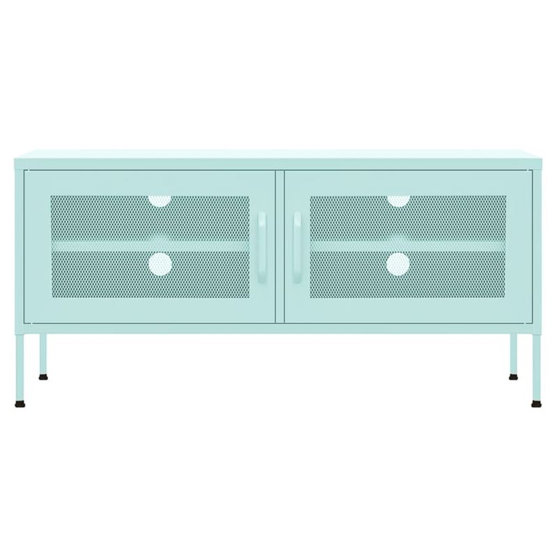 Casa si Gradina - Mobilier - Comode si corpuri - Comode - Comoda TV, verde menta, 105x35x50 cm, otel - Infinity.ro