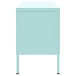 Casa si Gradina - Mobilier - Comode si corpuri - Comode - Comoda TV, verde menta, 105x35x50 cm, otel - Infinity.ro