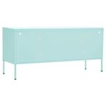 Casa si Gradina - Mobilier - Comode si corpuri - Comode - Comoda TV, verde menta, 105x35x50 cm, otel - Infinity.ro