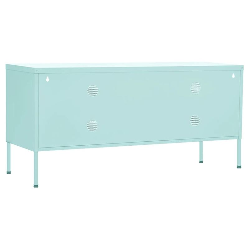 Casa si Gradina - Mobilier - Comode si corpuri - Comode - Comoda TV, verde menta, 105x35x50 cm, otel - Infinity.ro