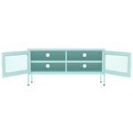 Casa si Gradina - Mobilier - Comode si corpuri - Comode - Comoda TV, verde menta, 105x35x50 cm, otel - Infinity.ro
